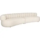 Dutchbone Duvane 4,5-Zitsbank Beige