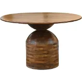 Wohnling Eettafel mangohout 120 cm rond