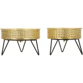 Mauro Ferretti Vaashouder Bossy Set 2 Pcs Ø 20,5×13 cm