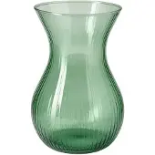 IKEA Elegante Groen Glazen Vaas - 18 cm Hoog