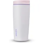 Owala Smoothsip Slider 600ml Thermosbeker Wit,Roze