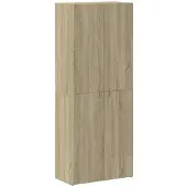 vidaXL Archiefkast 60x32x153 cm bewerkt hout sonoma eikenkleurig