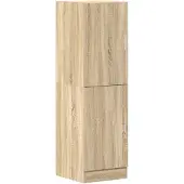 vidaXL Keukenkast 38x41,5x131,5 cm bewerkt hout sonoma eikenkleurig