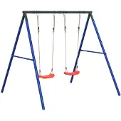 vidaXL Schommelset met 2 schommelzitjes
