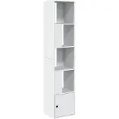 vidaXL Boekenkast 40x36x189 cm bewerkt hout wit
