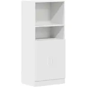 vidaXL Keukenkast 57x41,5x131,5 cm bewerkt hout wit