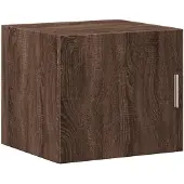 vidaXL Wandkast 45x42,5x40 cm bewerkt hout bruin eikenkleurig