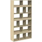 vidaXL Kamerscherm 100x33x187,5 cm bewerkt hout sonoma eikenkleurig