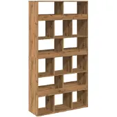 vidaXL Kamerscherm 100x33x187,5 cm bewerkt hout artisanaal eikenkleur