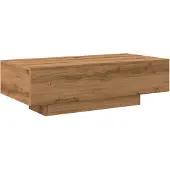 vidaXL Salontafel 100x49,5x31 cm bewerkt hout artisanaal eikenkleur