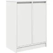 vidaXL Dressoir 57x34x76 cm bewerkt hout wit