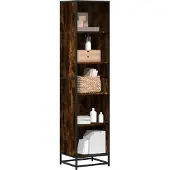 vidaXL Boekenkast 40x35x170,5 cm bewerkt hout gerookt eikenkleurig