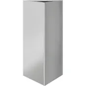 vidaXL Plantenbak driehoek 40x34,5x75 cm gegalvaniseerd staal