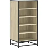 vidaXL Schoenenrek 48x38x97,5 cm bewerkt hout sonoma eikenkleurig