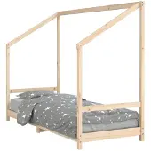 vidaXL Kinderbedframe 80x200 cm massief grenenhout