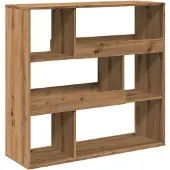 vidaXL Kamerscherm 100x33x94,5 cm bewerkt hout artisanaal eikenkleur