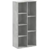 vidaXL Boekenkast 50x25x105 cm bewerkt hout betongrijs