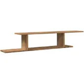 vidaXL Tv-wandschap 125x18x23 cm bewerkt hout artisanaal eikenkleurig