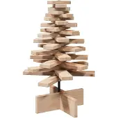 vidaXL Kerstdecoratie kerstboom 60 cm massief grenenhout
