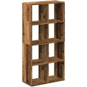 vidaXL Kamerscherm / boekenkast 69,5x29x137,5 cm hout oud houtkleur