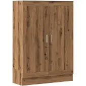 vidaXL Boekenkast 82,5x30,5x115 cm bewerkt hout artisanaal eikenkleur