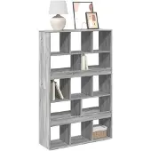 vidaXL Boekenkast 100x33x156,5 cm bewerkt hout grijs sonoma eikenkleur
