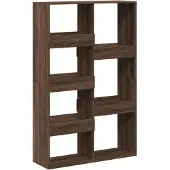 vidaXL Kamerscherm 100x33x155,5 cm bewerkt hout bruin eikenkleurig