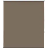 vidaXL Rolgordijn verduisterend koffie 130x130 cm stofbreedte 126,6 cm