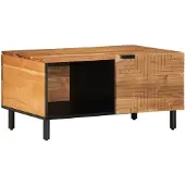 vidaXL Salontafel 80x50x40 cm Massief Acaciahout