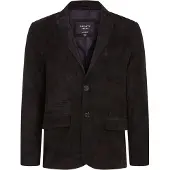 Infinity Leather Italiaans zwart suède leren blazerjasje voor mannen - Hol