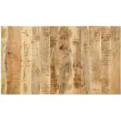 vidaXL Hoofdbord 140 cm massief ruw mangohout