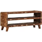 vidaXL Tv-meubel 105x46x32 cm massief gerecycled hout