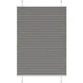 vidaXL Plissé rolgordijn 85x150 cm stofbreedte 84,4 cm antraciet
