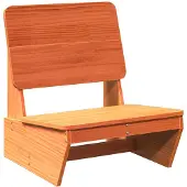 vidaXL Tuinstoel, wasbruin, 60x64x70,5 cm, massief grenenhout