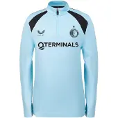 Castore Feyenoord Trainingstrui 1/4-Zip 2026-2027 Lichtblauw Zwart