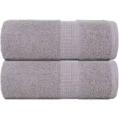 vidaXL Washandjes FROGN 2 st 30x30 cm 360 g/m² grijs