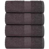 vidaXL Gastendoekjes FROGN 4 st 30x50 cm 360 g/m² antraciet