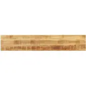 vidaXL Tafelblad rechthoekig 180x30x2,5 cm massief ruw mangohout