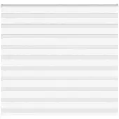 vidaXL Zebra rolgordijn 165x150 cm stofbreedte 160,9cm polyester wit