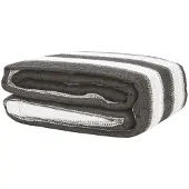 vidaXL Tenttapijt 200x200 cm antracietkleurig en wit