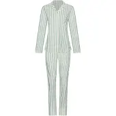 Pastunette Pyjama 'Nordic' crème / donkergroen