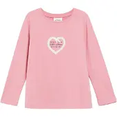 s.Oliver Shirt rosa / zwart / wit
