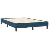vidaXL Bedframe zonder matras, donkerblauw, 120x210 cm, fluweel