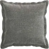 vidaXL Kussensloop 6 st HOUTEN Donkergrijs 40 x 40 cm Chenille Stof