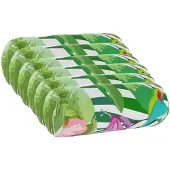 vidaXL Kussensloop 6 st HEERLEN Zwart Ø 15 x 40 cm Polyester
