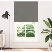 vidaXL Verduisteringsgordijn, grijs, 120x230 cm, stofbreedte 116,6 cm, polyester