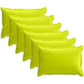 vidaXL Kussensloop 6 st HOUTEN Heldere Groen. 50 x 70 cm Polyester