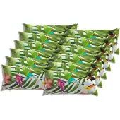 vidaXL Kussensloop 12 st HEERLEN Zwart 40 x 80 cm Polyester