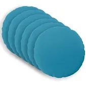 vidaXL Kussensloop 6 st HEERLEN Lichtblauw Ø 40 cm Polyester