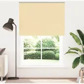 vidaXL Rolgordijn verduisterend 165x230 cm stofbreedte 161,6 cm beige